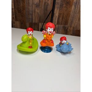 Collectible Ronald McDonald Happy Meal Toy Set